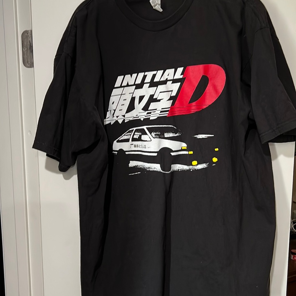 Initial D black T-shirt